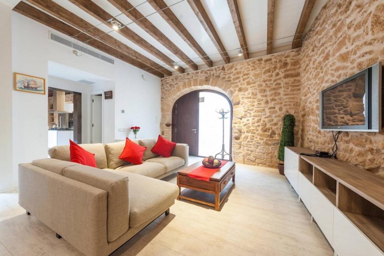 Casa Sa Pedra, En El Centro Historico De Alcudia Villa Exterior photo